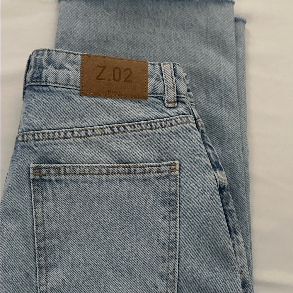 Zara Light Blue High-Rise Women's Jeans - Picture 6 of 6